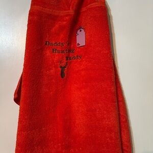 Orange Kids Hooded Bath Towel